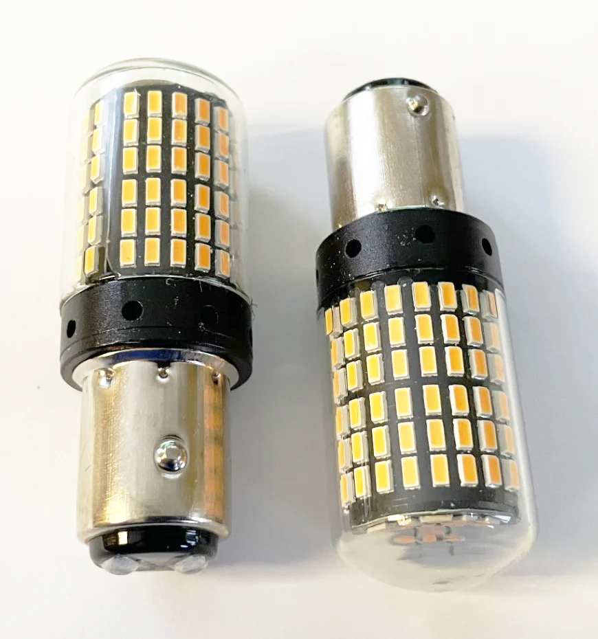 1157 Amber LED Indicator Bulb Set/2