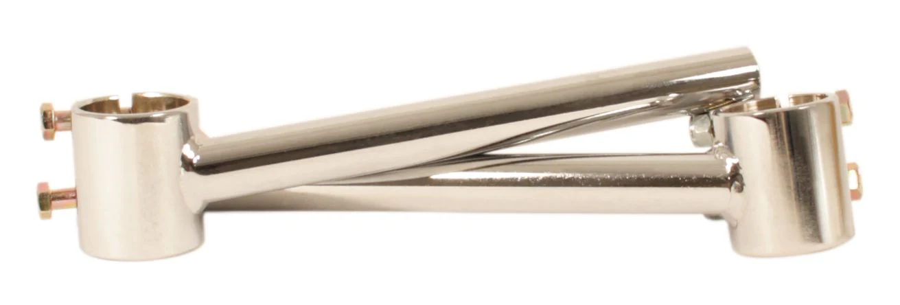 38mm Clip-on Handlebar Set - Chrome