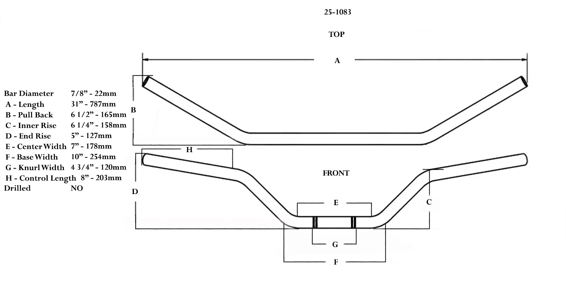 Chrome CB Special Type Bar - Image 2